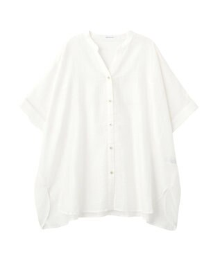 AMERICAN HOLIC スキッパードルマンビッグシャツ Off White