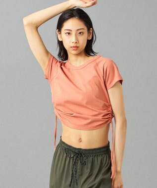 Chacott Chacott BALANCE HandsomeCotton サイドギャザーTシャツ