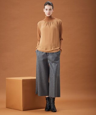 BEIGE， 【L-size】CORBY / ワイドパンツ C.Gray