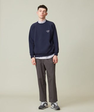 J.PRESS YORK STREET 【UNISEX】クルーネック プルオーバー スウェット ネイビー系