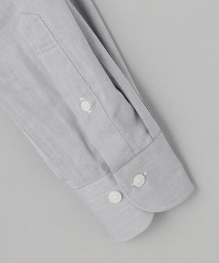 GOTAIRIKU 【形態安定】PREMIUMPLEATS_ワイドカラー _通年ドレスシャツ(26年春夏限定色) グレー系