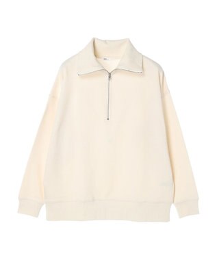 CRAFT STANDARD BOUTIQUE 　裏毛セーラーカラーＺＩＰプルオーバー Ivory