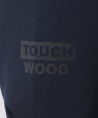 PW CIRCULUS 【MEN】【撥水/防風/ストレッチ】ロゴプリント ジップアップ フーデッド ブルゾン ネイビー系