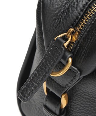 style code [Lyrss]牛革　ボストンバッグ ブラック