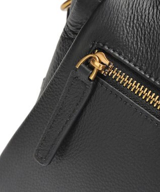 style code [Lyrss]牛革　ボストンバッグ ブラック