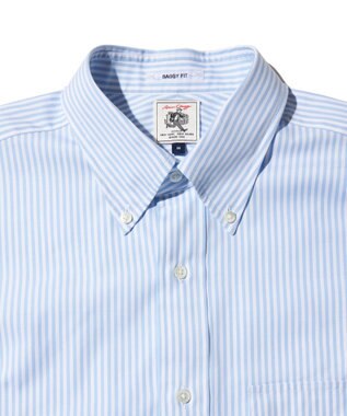 J.PRESS MEN 【AaronChang】【UNISEX】バギーフィット オックスフォードシャツ/B.D サックスブルー系1