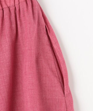 ANY 【ウエストゴム】シャンブレーライク スカート ローズ