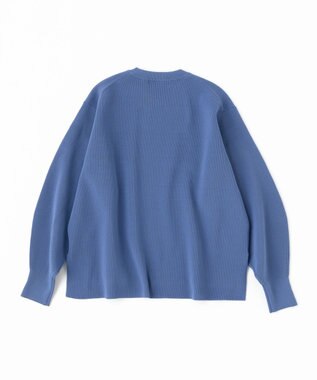 UNFILO フォルムニット ボリュームスリーブ ブルー