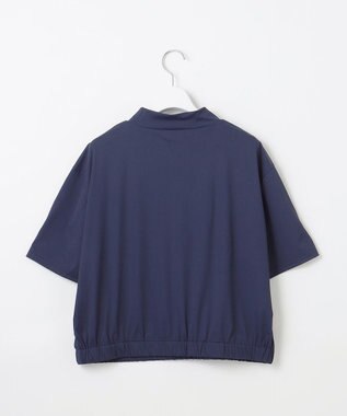 23区GOLF 【WOMEN】COOL JERSEYシリーズ クロップド丈 モックネック ネイビー系