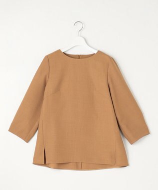 自由区 S 【セットアップ対応・洗える】ハニカムクロス  ブラウス ブラウン系