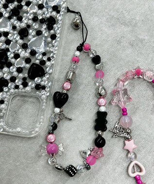 WEGO ビーズストラップキーホルダーD