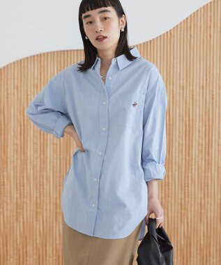 AMERICAN HOLIC BEVERLY HILLS POLO CLUB 別注ビッグシャツ Blue