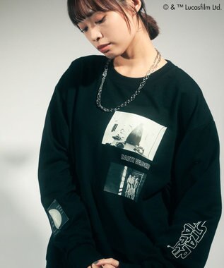 Green Parks ＳＴＡＲ　ＷＡＲＳ／ランダムプリントプルオーバー Black