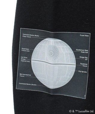 Green Parks ＳＴＡＲ　ＷＡＲＳ／ランダムプリントプルオーバー Black