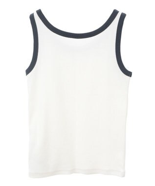 AMERICAN HOLIC バイカラーテレコタンクトップ Ivory