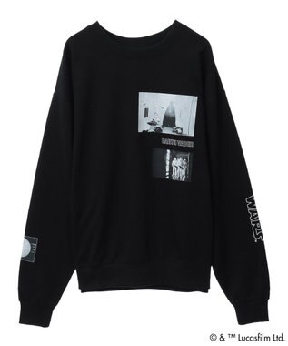 Green Parks ＳＴＡＲ　ＷＡＲＳ／ランダムプリントプルオーバー Black