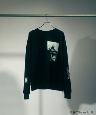 Green Parks ＳＴＡＲ　ＷＡＲＳ／ランダムプリントプルオーバー Black