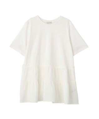 Green Parks 裾ドッキングプルオーバー Off White