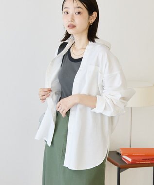 AMERICAN HOLIC バイカラーテレコタンクトップ Charcoal Gray