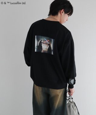 Green Parks ＳＴＡＲ　ＷＡＲＳ／ランダムプリントプルオーバー Black