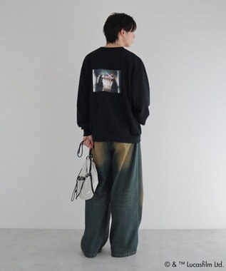 Green Parks ＳＴＡＲ　ＷＡＲＳ／ランダムプリントプルオーバー Black