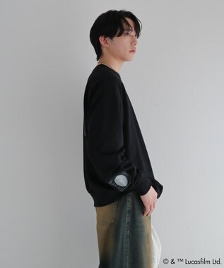 Green Parks ＳＴＡＲ　ＷＡＲＳ／ランダムプリントプルオーバー Black