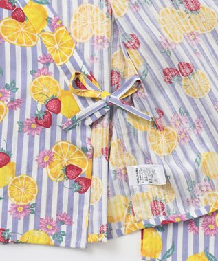 ANY KIDS 3WAY ロング丈 浴衣 セット フルーツ×ストライプ