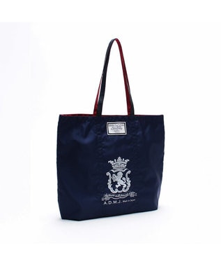 A.D.M.J. 【ナイロン】デービス/サブバッグL ネイビー