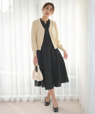 Feroux 【セットアイテム】ニットベストセット ワンピース ブラック系2