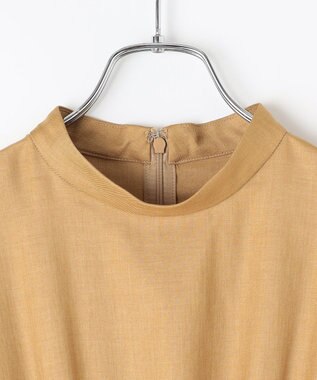 #Newans 〈花乃まりあさんコラボ〉ワイドプリーツワンピース ブラウン