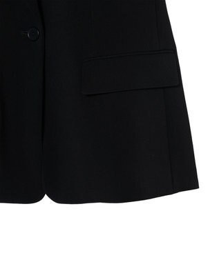 JOSEPH コンフォートクレープ　シングルブレストジャケット Black