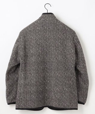 JOSEPH ABBOUD 【リバーシブル】ツィーディーフリースリバーシブル ブルゾン ブラック系