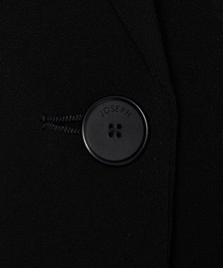 JOSEPH コンフォートクレープ　シングルブレストジャケット Black