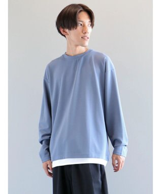CRAFT STANDARD BOUTIQUE 梨地カットフェイクレイヤードＬ／Ｓ　ＴＥＥ