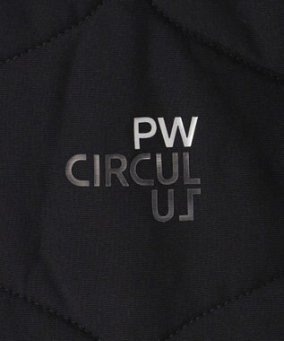 PW CIRCULUS 【撥水加工 / ストレッチ】【MEN】キルティング中綿ベスト ゴルフ ブラック系