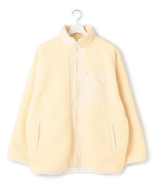 J.PRESS YORK STREET 【UNISEX】ボアブルゾン アイボリー系