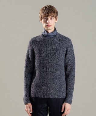 JOSEPH HOMME リッジメリノ　クルーネック グレー系