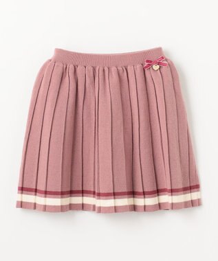 ANY KIDS プリーツニットスカート ピンク