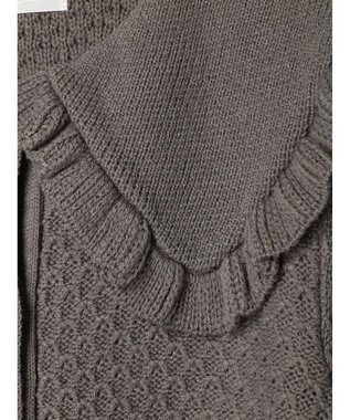 Green Parks ・Ｐｅｔｉｔ　Ｆｌｅｕｒ　ビッグカラーニットカーデ Gray