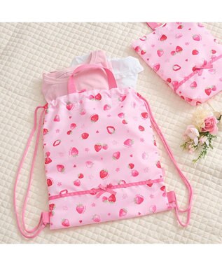 Mother garden マザーガーデン 野いちご 通園・通学バッグ 3点セット 《スケッチ柄》 スケッチ柄