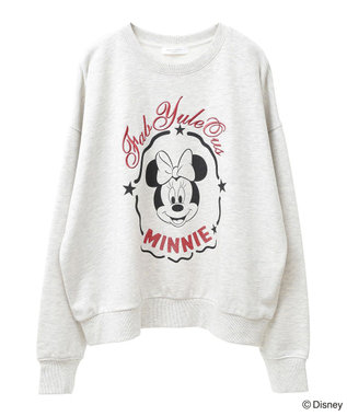 Green Parks ミッキー＆フレンズ／刺繍裏毛プルオーバー Oatmeal