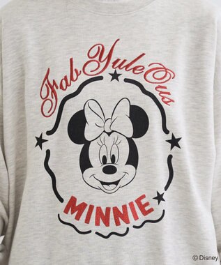 Green Parks ミッキー＆フレンズ／刺繍裏毛プルオーバー Oatmeal