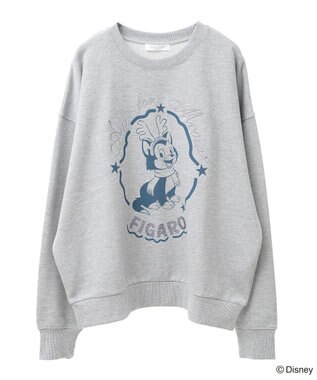 Green Parks ミッキー＆フレンズ／刺繍裏毛プルオーバー Gray Mixture