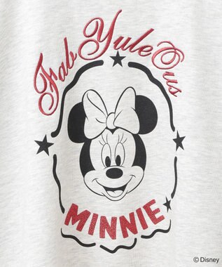 Green Parks ミッキー＆フレンズ／刺繍裏毛プルオーバー Oatmeal