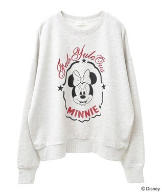 Green Parks ミッキー＆フレンズ／刺繍裏毛プルオーバー Oatmeal