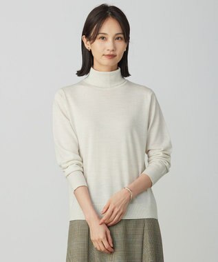 PURE WOOL タートルネック ニット