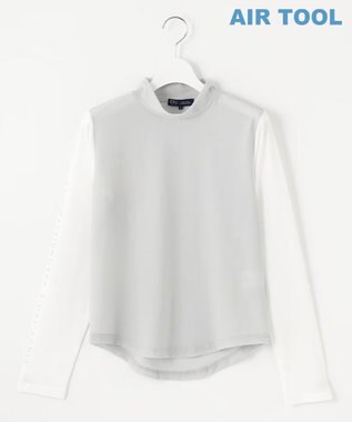 【WOMEN】AIR TOOLライト シアースリーブモックネック