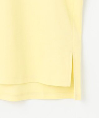 ANY SIS S 【撥水・汗ジミ防止・UVケア・洗える】スーピマスムース 袖タック Tシャツ イエロー