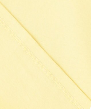 ANY SIS S 【撥水・汗ジミ防止・UVケア・洗える】スーピマスムース 袖タック Tシャツ イエロー