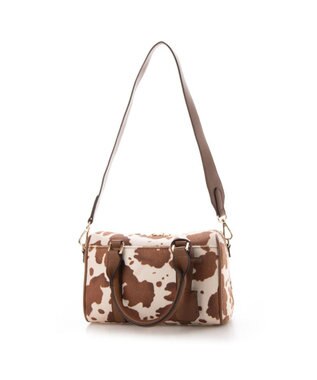 UNBILLION cachecache お財布ミニボストンバッグ カウ